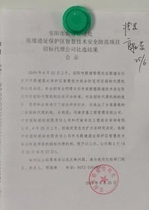 安阳市殷墟管理处殷墟遗址保护区智慧技术安全防范项目招标代理公司比选结果公示 基于招投标代理视角的专业分析